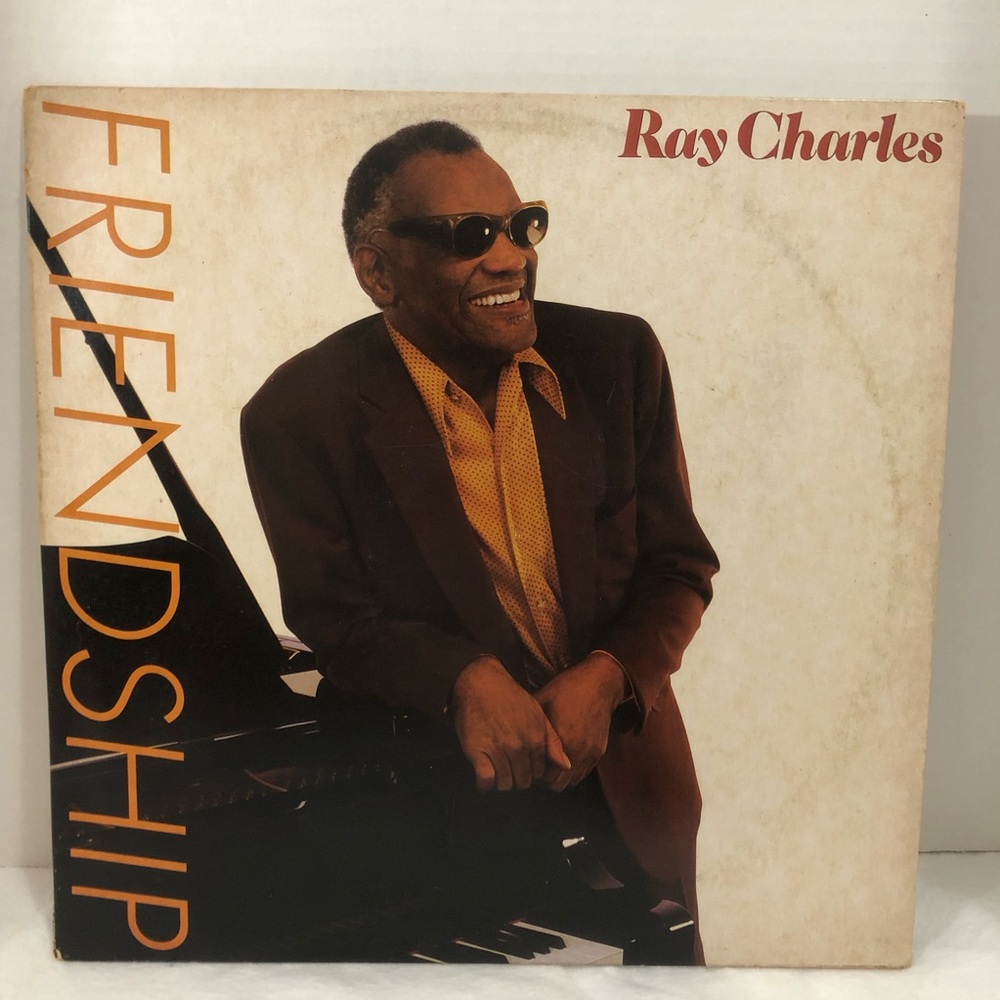 Ray Charles Friendship 1984 Columbia Vinyl LP Album With Various Artists